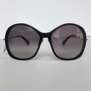 New Max Mara MALIBU 7 MM0027 Black/Smoke Shaded 60/17/135 unisex Sunglasses